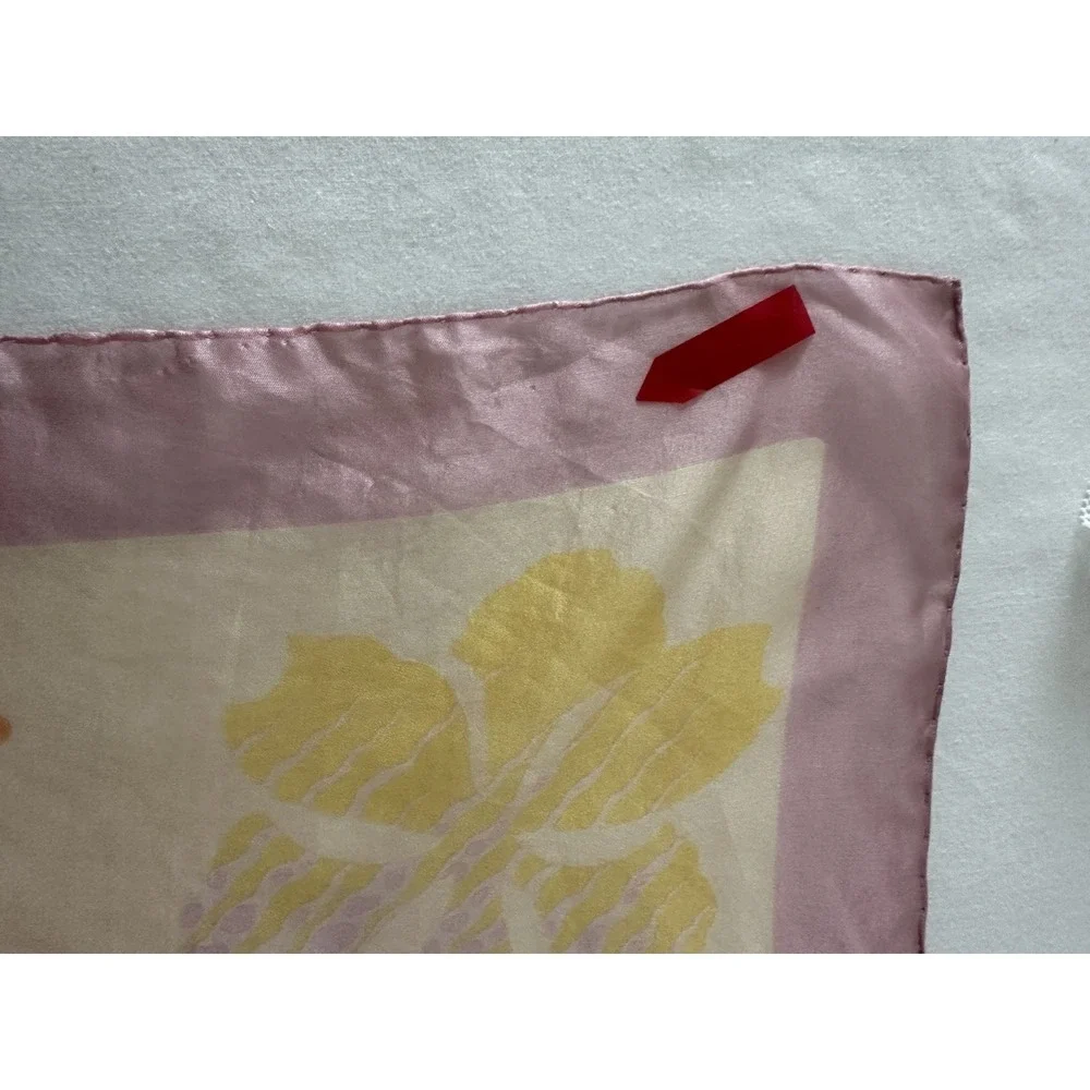 Salvatore Ferragamo Silk Blend ? Scarf Hand Rolled Edges 25 X 25‎